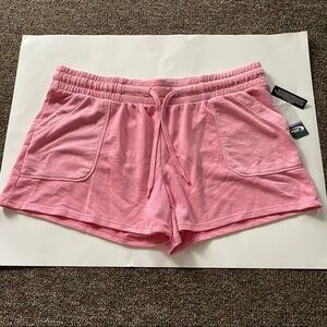 MTA Sport Pink Shorts Size 1X Woman’s Stretch Pockets‎ Pink New With Tags